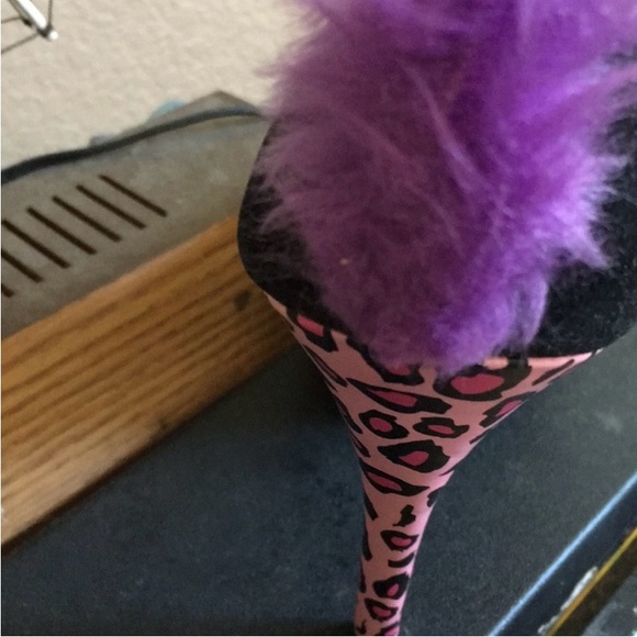 * Copy * Too Fast Leopard Kitty Heel size 8 - Picture 6 of 9